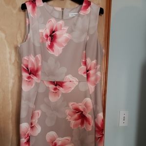 Calvin Klein power dress.